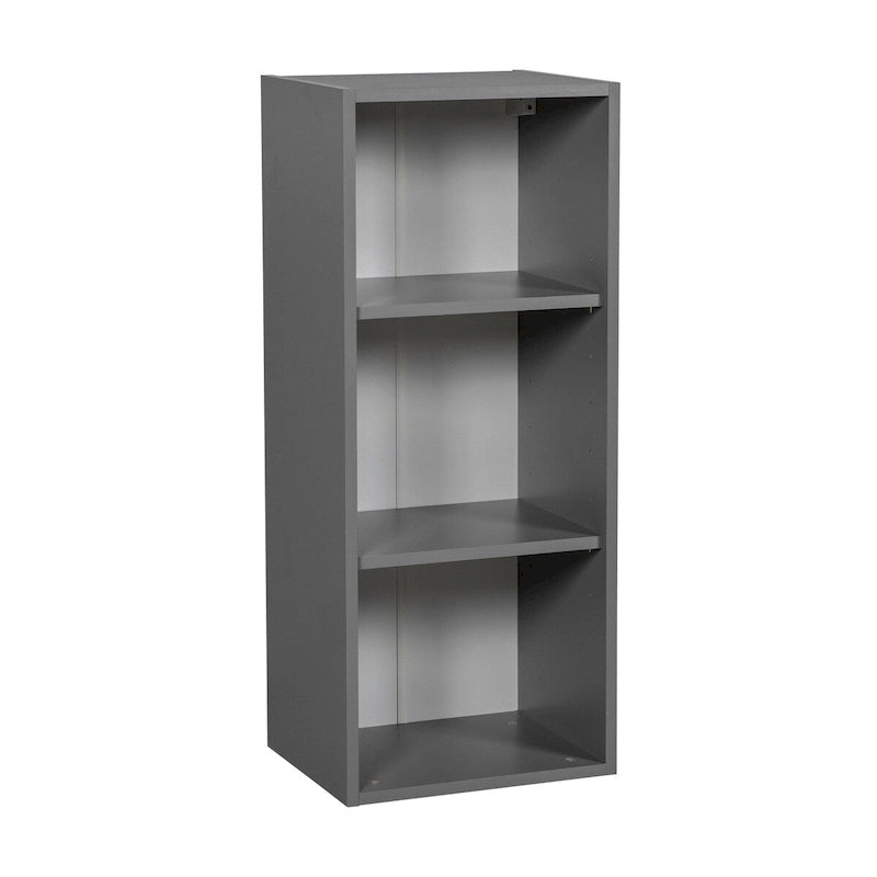 Meuble haut 18 x 36 - Une porte - Gris - 18 x 36 x 12
