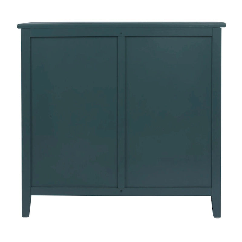 Commode 3 tiroirs, rotin naturel, Meuble américain, Convient pour chambre, salon, bureau