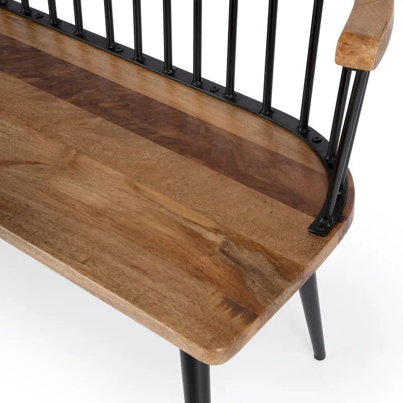 Banc Tempe à dossier fuseau