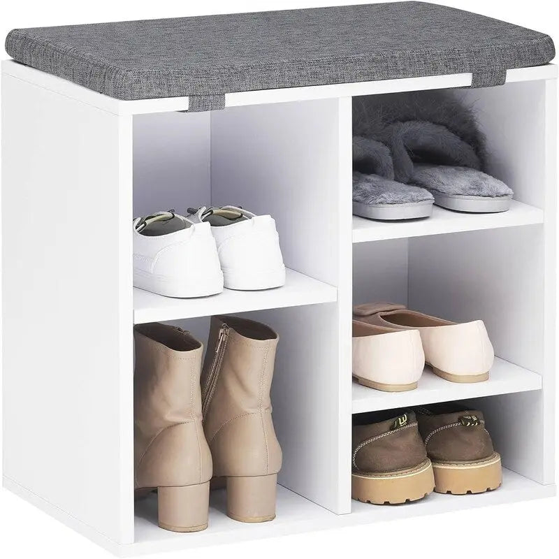 Banc à chaussures d'entrée avec rangement - 30,2P x 50,8L x 52,8H cm