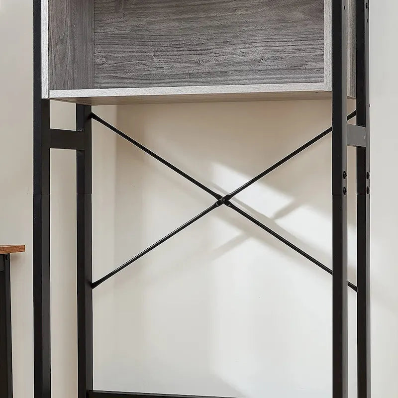 Yak About It Armoire de rangement pour dortoir - Organiseur au-dessus du réfrigérateur par DormCo - 23,60L x 9,85P x 74H