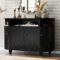 Meuble de rangement 48W avec quatre portes et étagères réglables - N/A