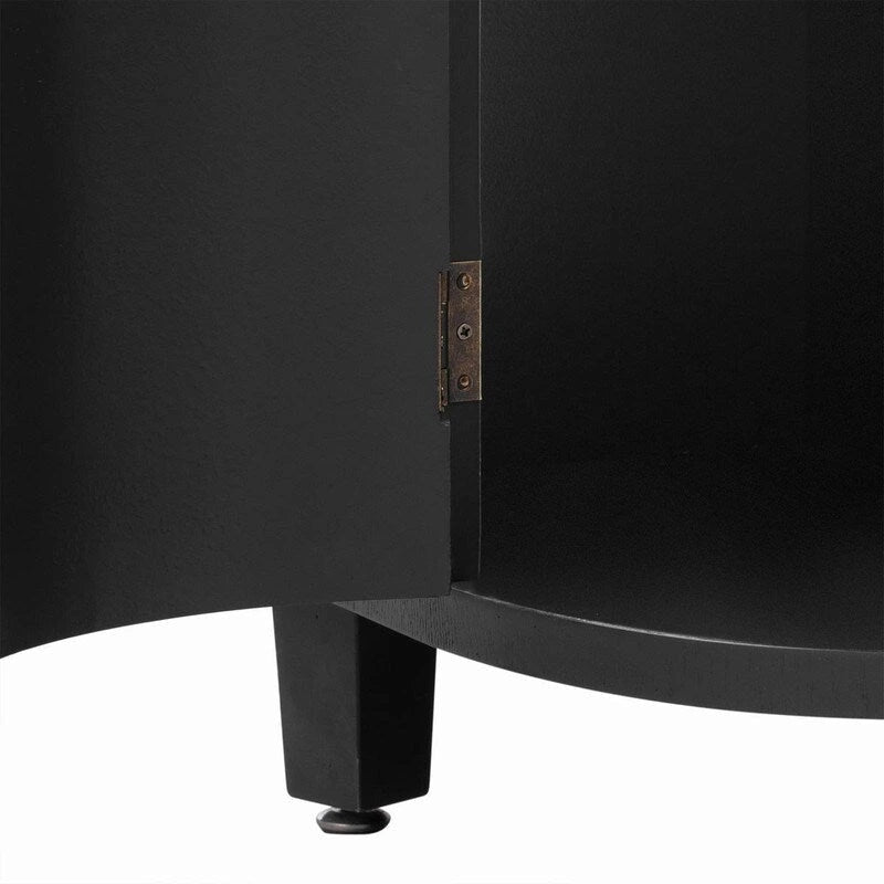 Meuble de rangement 48W avec quatre portes et étagères réglables - N/A
