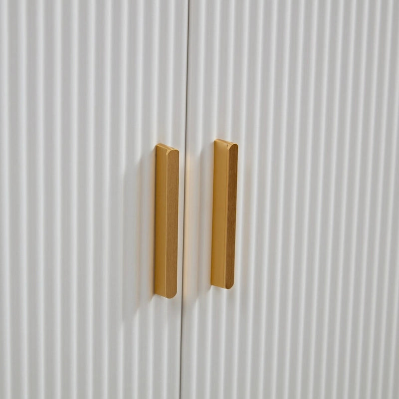 Bahut/Buffet moderne texturé ondulé avec 3 portes