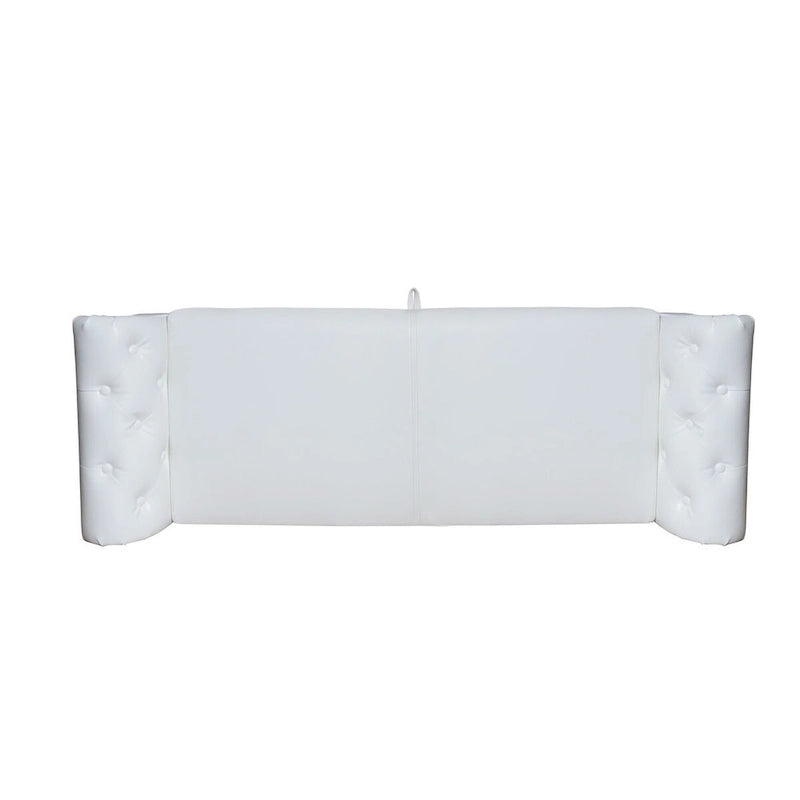 Banc ottoman à accoudoirs en cuir PU, banc capitonné, tabouret de canapé, banc repose-pieds pour entrée, salon et fenêtre