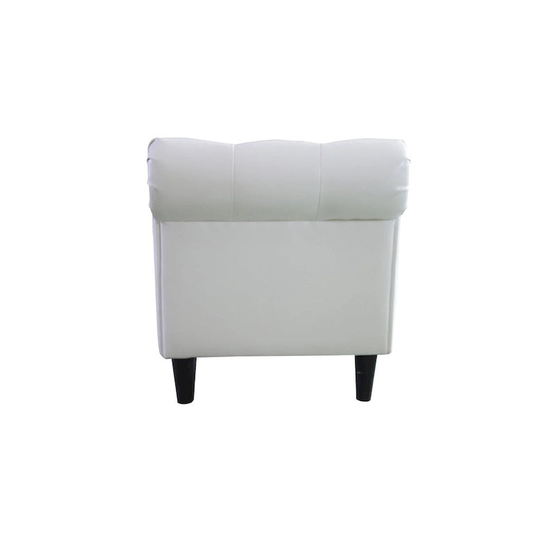 Banc ottoman à accoudoirs en cuir PU, banc capitonné, tabouret de canapé, banc repose-pieds pour entrée, salon et fenêtre
