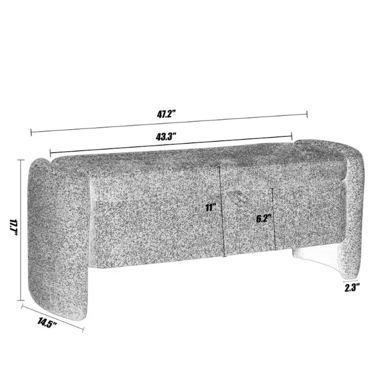 Banc de rangement GEITIN avec grand espace de rangement
