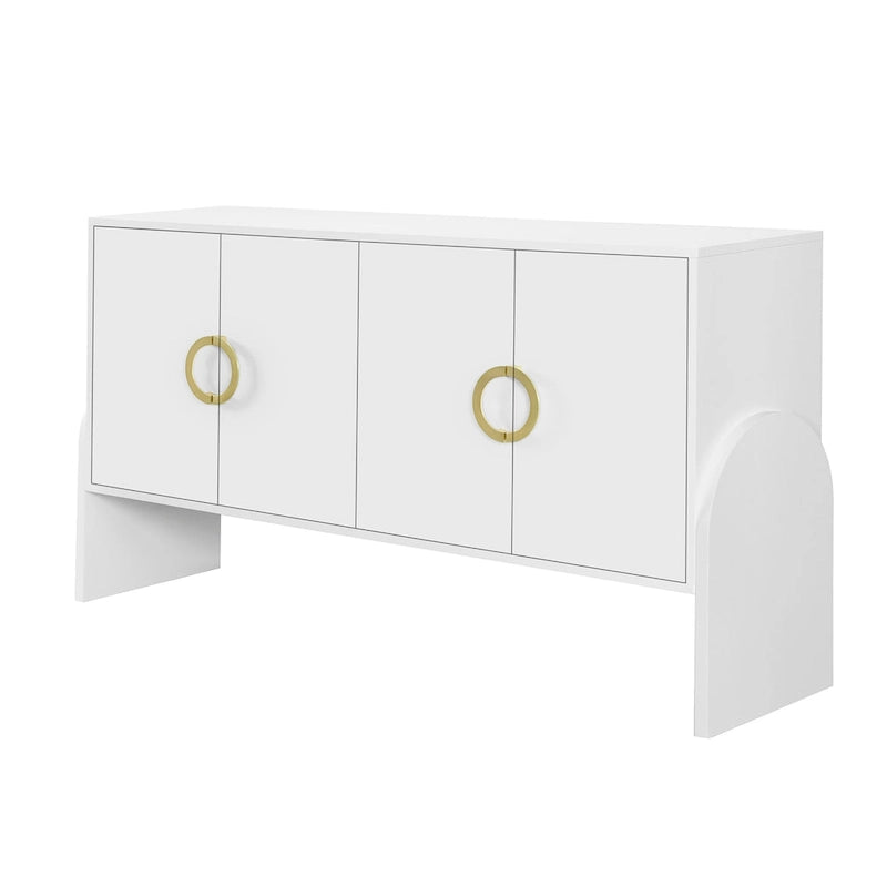 Meuble de rangement de 33,80 po H avec tablettes réglables