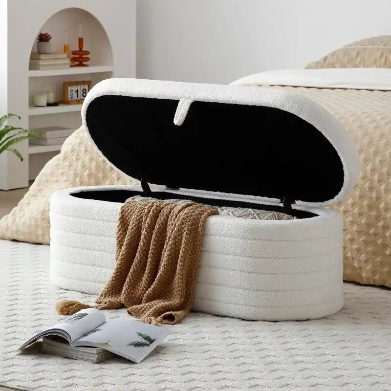 Banc de lit 45,67 po avec rangement