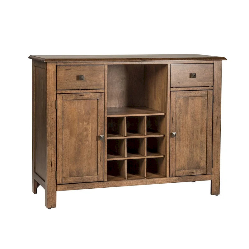 Buffet Carolina Crossing en miel antique vieilli