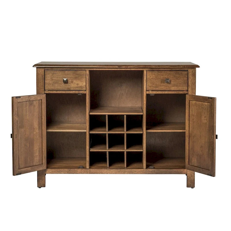 Buffet Carolina Crossing en miel antique vieilli
