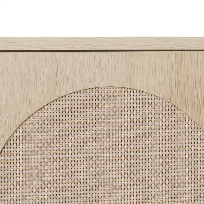 Meuble d'angle, porte en rotin, tables d'angle autoportantes pour petits espaces, étagère d'angle pour salon