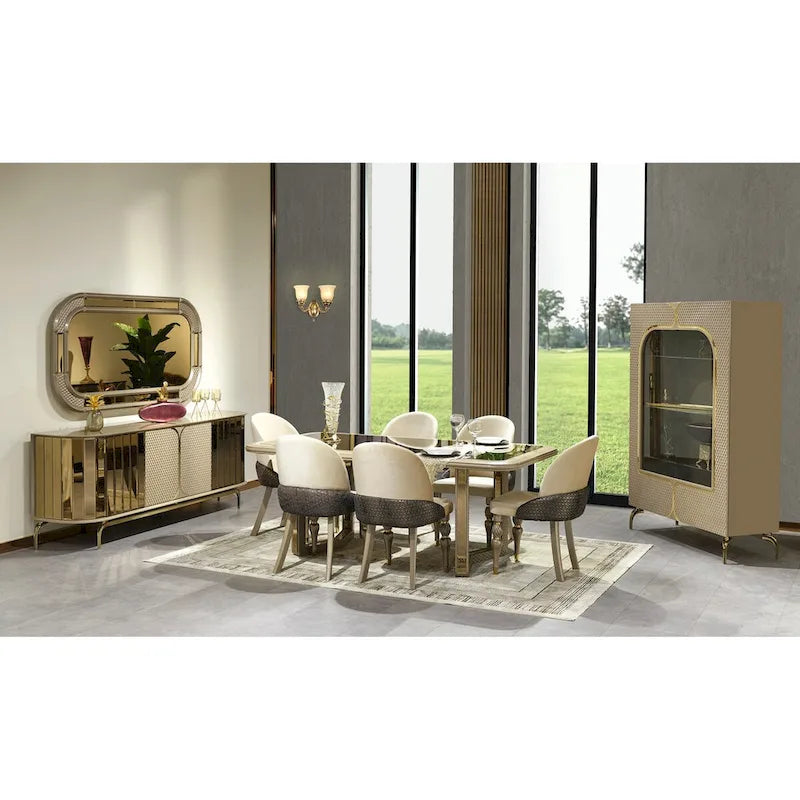 Buffet moderne Madrid avec miroir pour salle à manger