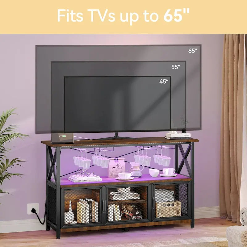 Moasis 55 Meuble Bar à Vin Industriel pour Café - 139,9 L x 39,9 W x 84,8 H centimètres
