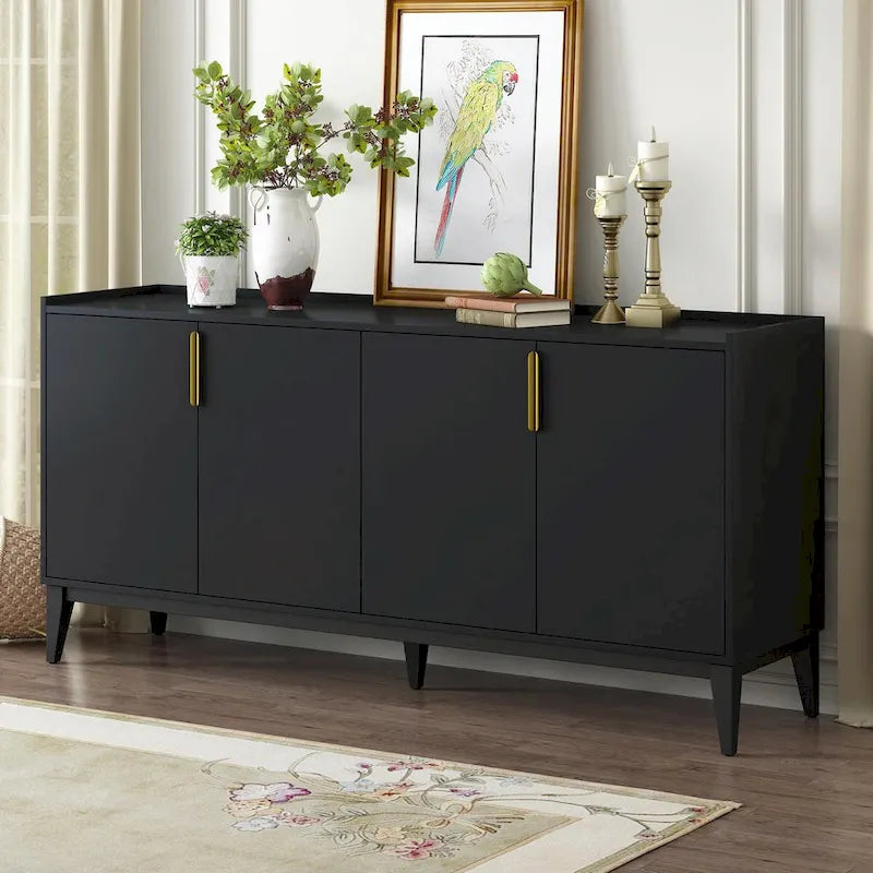 Buffet de rangement en bois avec 4 portes