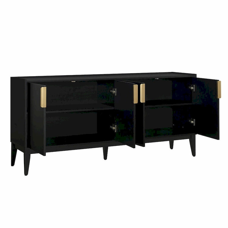 Buffet de rangement en bois avec 4 portes