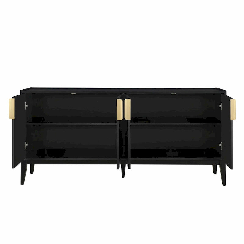 Buffet de rangement en bois avec 4 portes