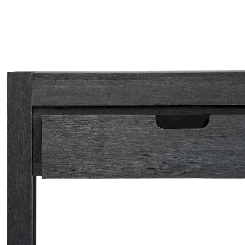 Console d'entrée pour couloir et salon avec 2 tiroirs et 1 étagère