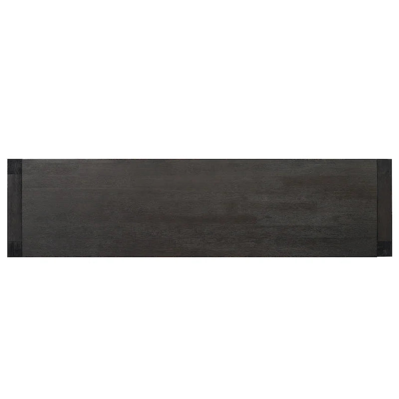 Console d'entrée pour couloir et salon avec 2 tiroirs et 1 étagère