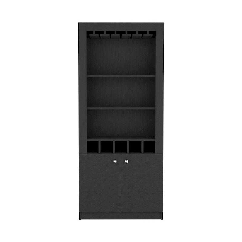 Meuble de bar pour cuisine, salle à manger, salon, noir