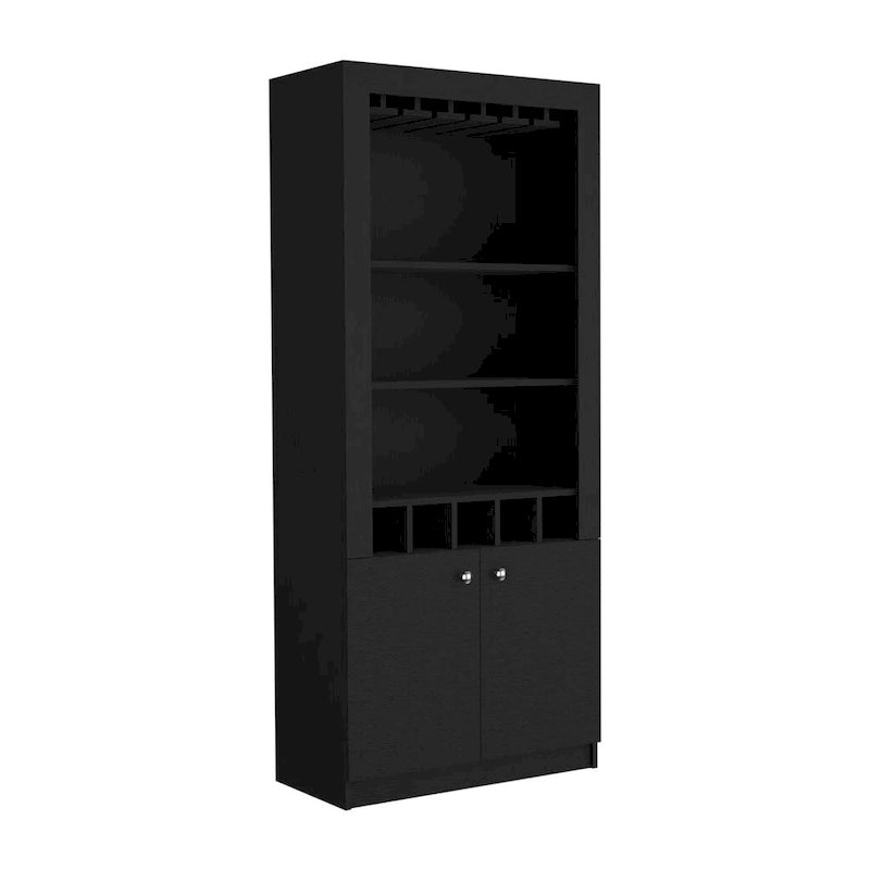 Meuble de bar pour cuisine, salle à manger, salon, noir