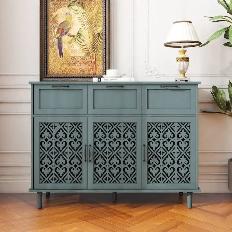 Meuble 3 portes 3 tiroirs American Furniture adapté pour chambre à coucher - N/D