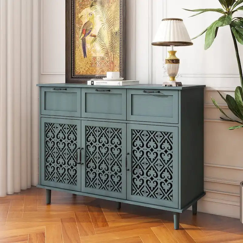 Meuble 3 portes 3 tiroirs American Furniture adapté pour chambre à coucher - N/D