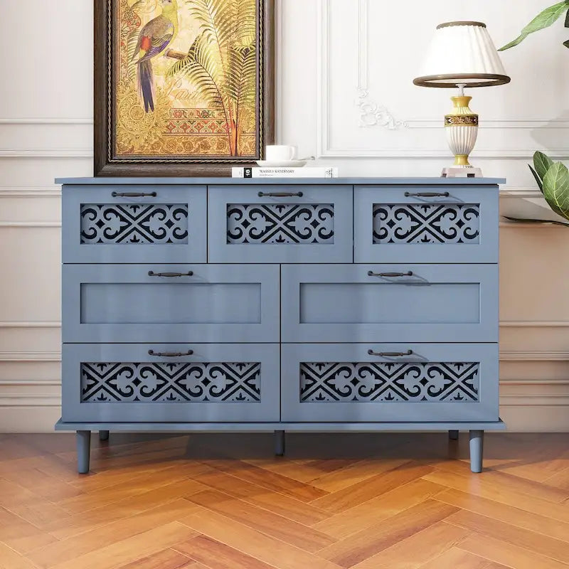 Meuble 3 portes 3 tiroirs American Furniture adapté pour chambre à coucher - N/D