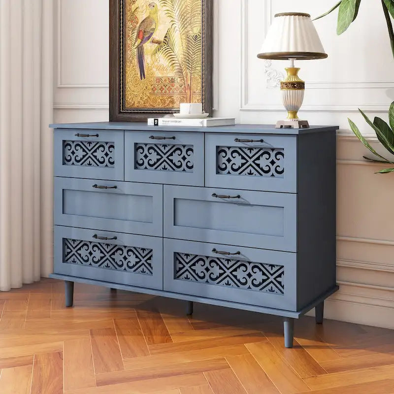 Meuble 3 portes 3 tiroirs American Furniture adapté pour chambre à coucher - N/D