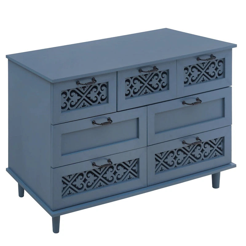 Meuble 3 portes 3 tiroirs American Furniture adapté pour chambre à coucher - N/D