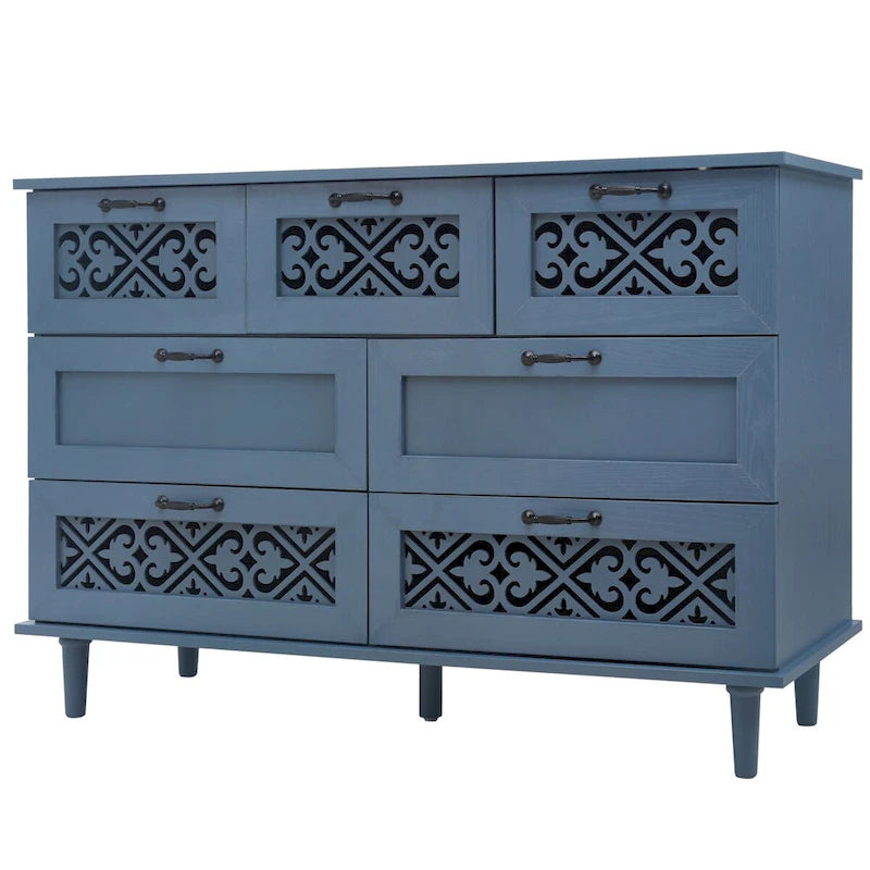 Meuble 3 portes 3 tiroirs American Furniture adapté pour chambre à coucher - N/D