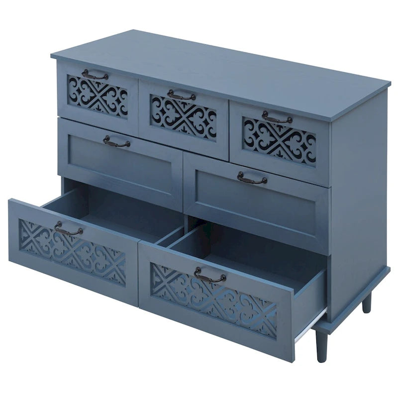 Meuble 3 portes 3 tiroirs American Furniture adapté pour chambre à coucher - N/D