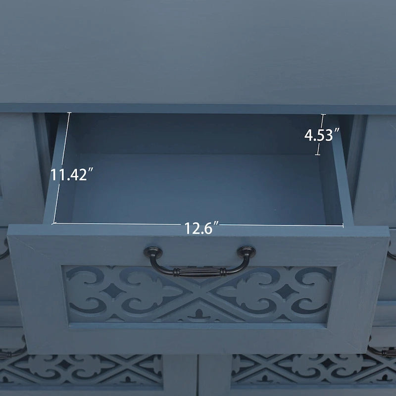 Meuble 3 portes 3 tiroirs American Furniture adapté pour chambre à coucher - N/D