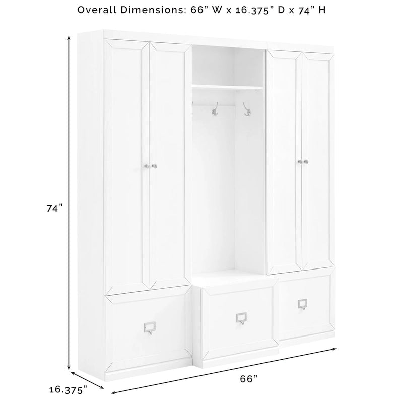 Ensemble d'entrée 3 pièces Harper Crosley - 16,38x66x74