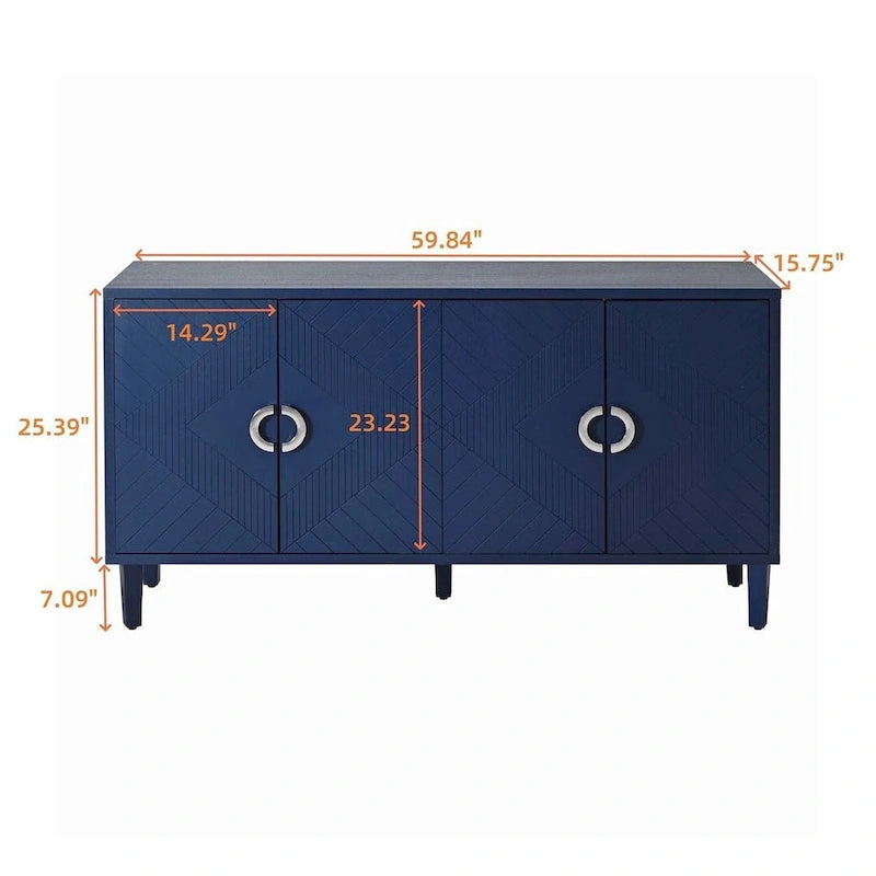 60 buffets/sideboards 4 portes élégants et fonctionnels