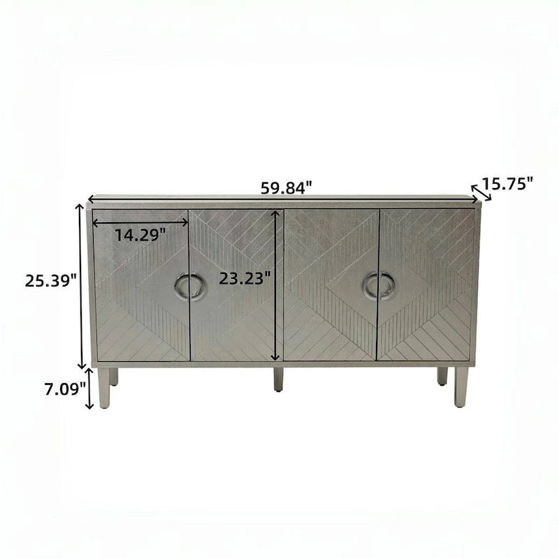 60 buffets/sideboards 4 portes élégants et fonctionnels