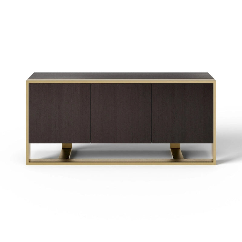 Buffet Modrest Fauna Moderne en Wengé et Laiton