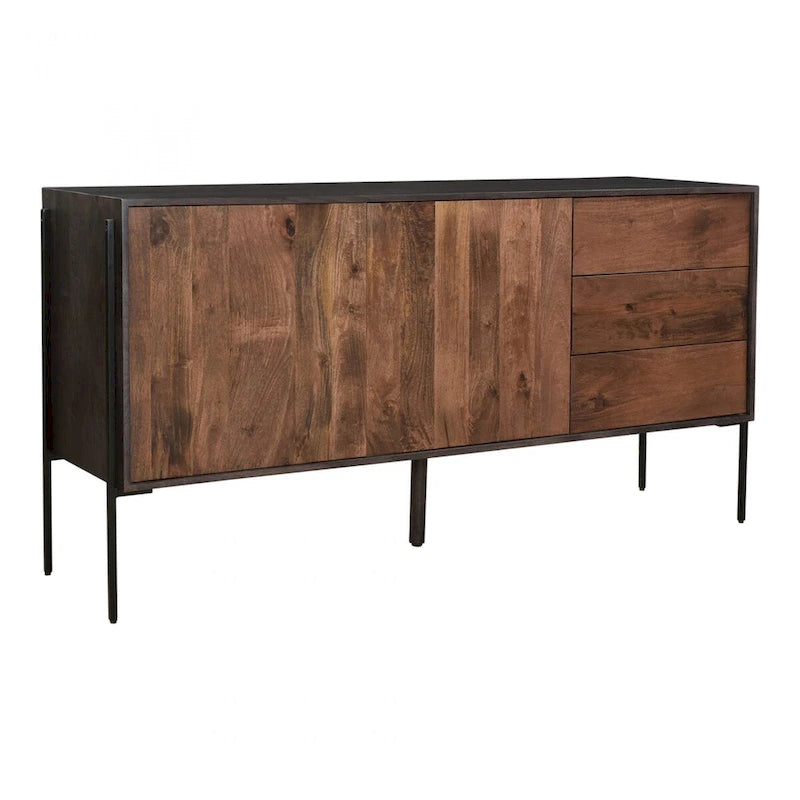 Buffet Macari Tavlov en bois de manguier massif