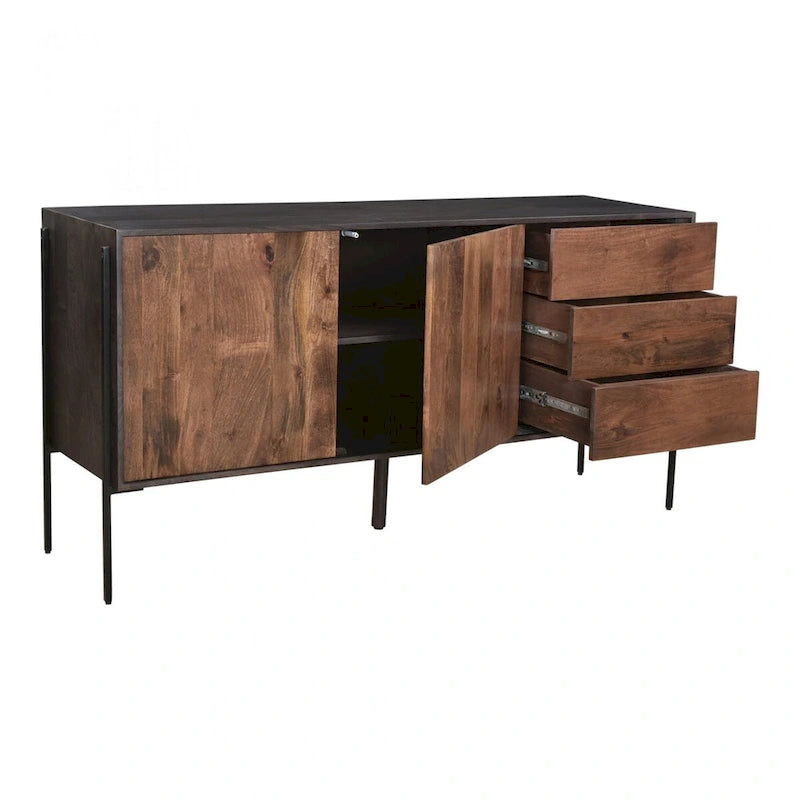 Buffet Macari Tavlov en bois de manguier massif