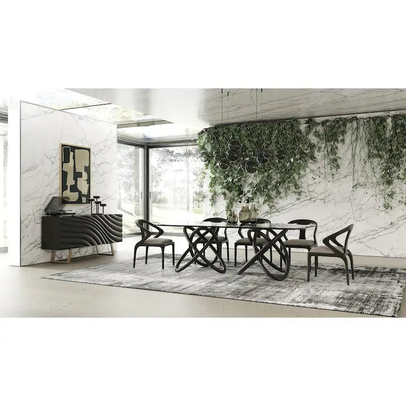 Bahut Modrest Finley Mid-Century noir et or