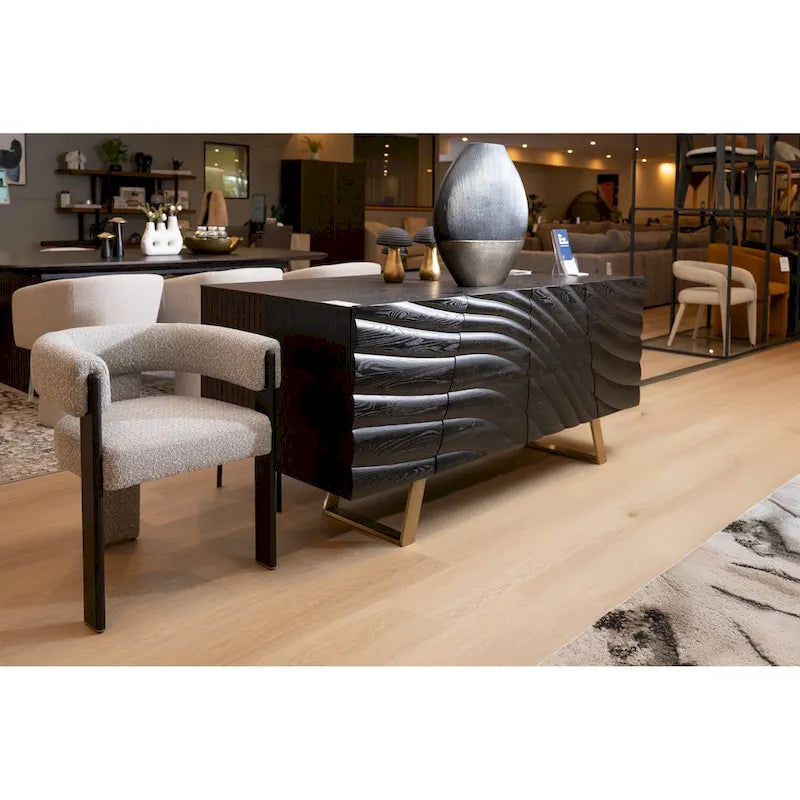 Bahut Modrest Finley Mid-Century noir et or