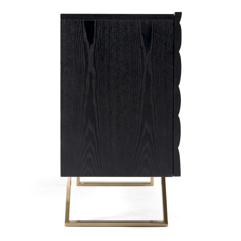Bahut Modrest Finley Mid-Century noir et or