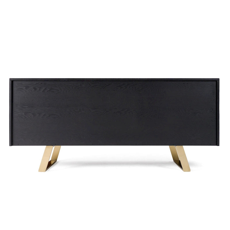 Bahut Modrest Finley Mid-Century noir et or