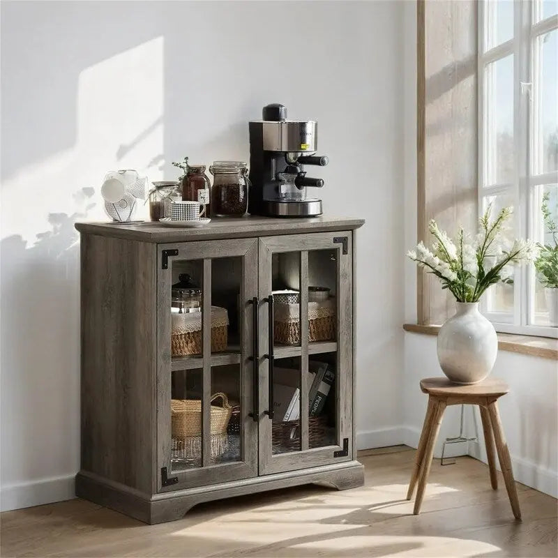 Meuble de Rangement Bar à Café - 16P x 32L x 32H