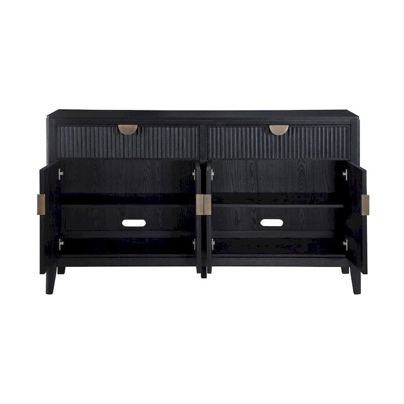 Buffet à 2 tiroirs Mason Black