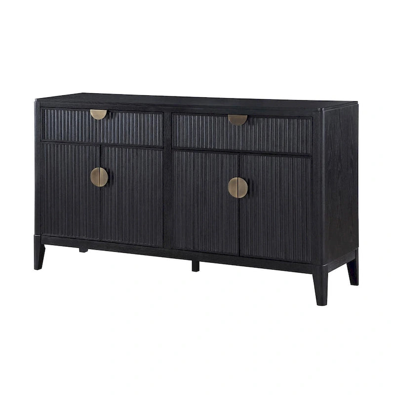 Buffet à 2 tiroirs Mason Black