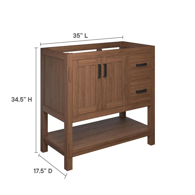 Meuble-lavabo en bois Ashlyn 36 (Vasque non incluse) - 36
