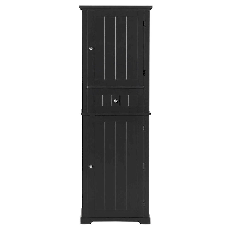 Armoire à linge avec tiroir et étagère réglable, 22 po l. x 11 po P x 67,3 po H