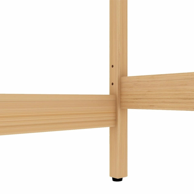 Meuble de rangement pour toilettes en bambou