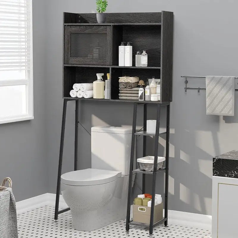 Meuble de rangement pour toilettes - 11,8P x 32,3L x 60,2H